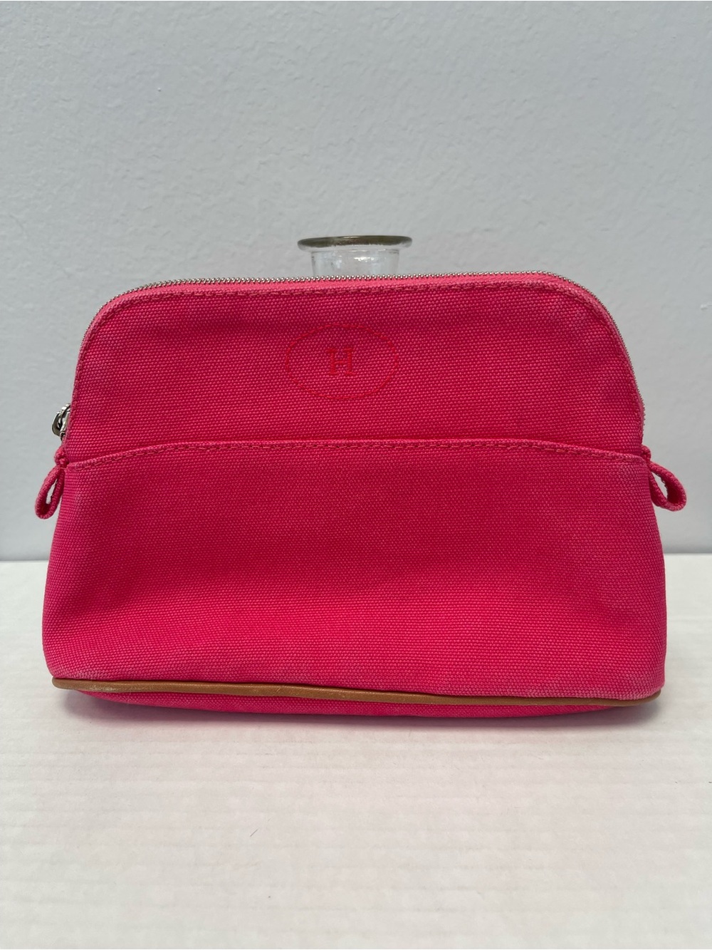 Hermes Bolide Case, Mini Model in Hibiscus - Preowned